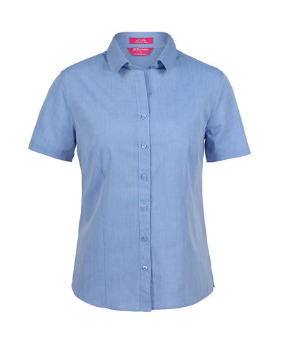 Wholesale 4FC1S JB's LADIES CLASSIC S/S FINE CHAMBRAY SHIRT Printed or Blank