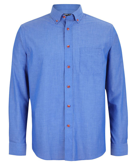 Wholesale 4IC JB's L/S CHAMBRAY SHIRT Printed or Blank
