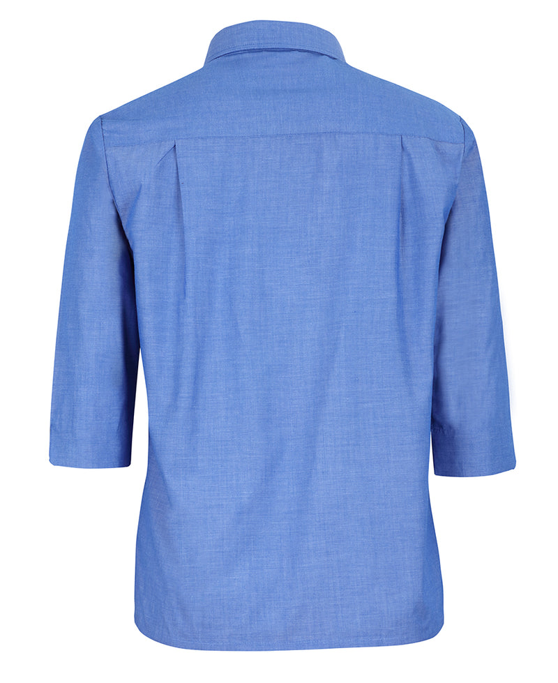 Load image into Gallery viewer, Wholesale 4LICT JB&#39;s LADIES ORIGINAL 3/4 CHAMBRAY SHIRT Printed or Blank
