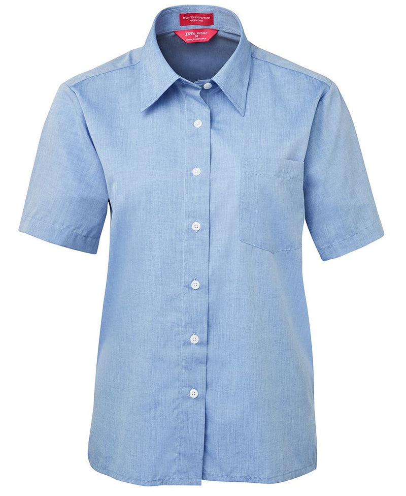 Load image into Gallery viewer, Wholesale 4LSLS JB&#39;s LADIES ORIGINAL S/S FINE CHAMBRAY SHIRT Printed or Blank
