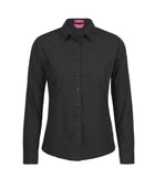 Wholesale 4PS1L JB's LADIES L/S CLASSIC POPLIN SHIRT Printed or Blank