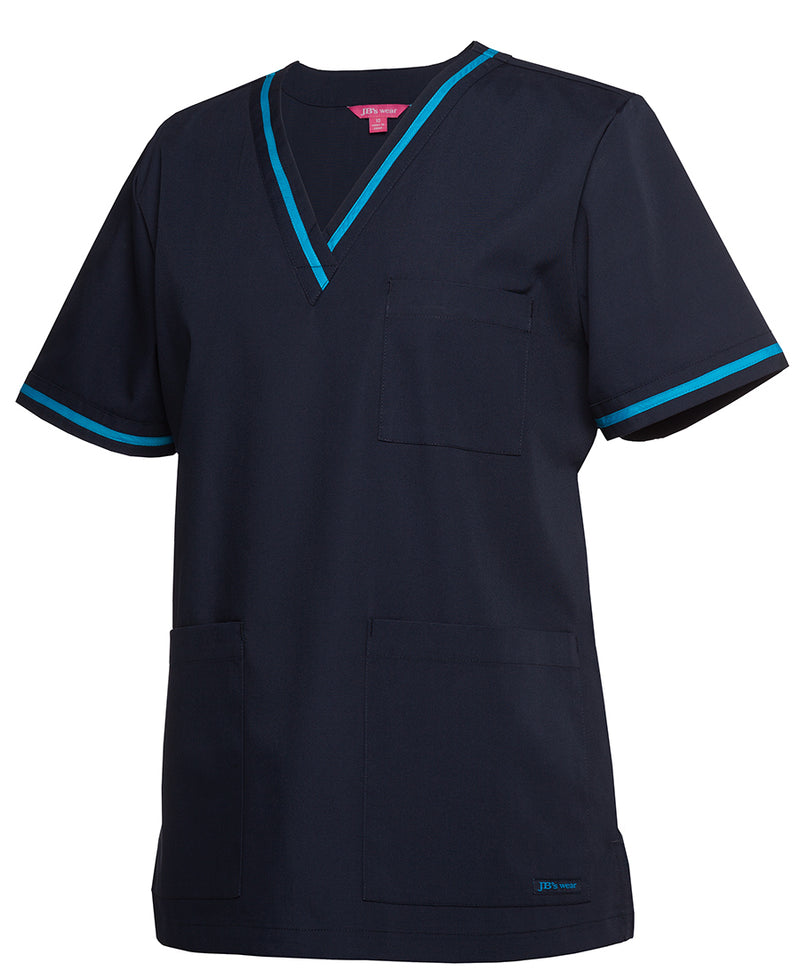 Load image into Gallery viewer, Wholesale 4SCT1 JB&#39;s Ladies Contrast Scrubs Printed or Blank
