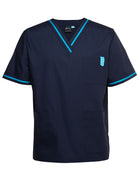 Wholesale 4SCT JB's Unisex Contrast Scrubs Top Printed or Blank