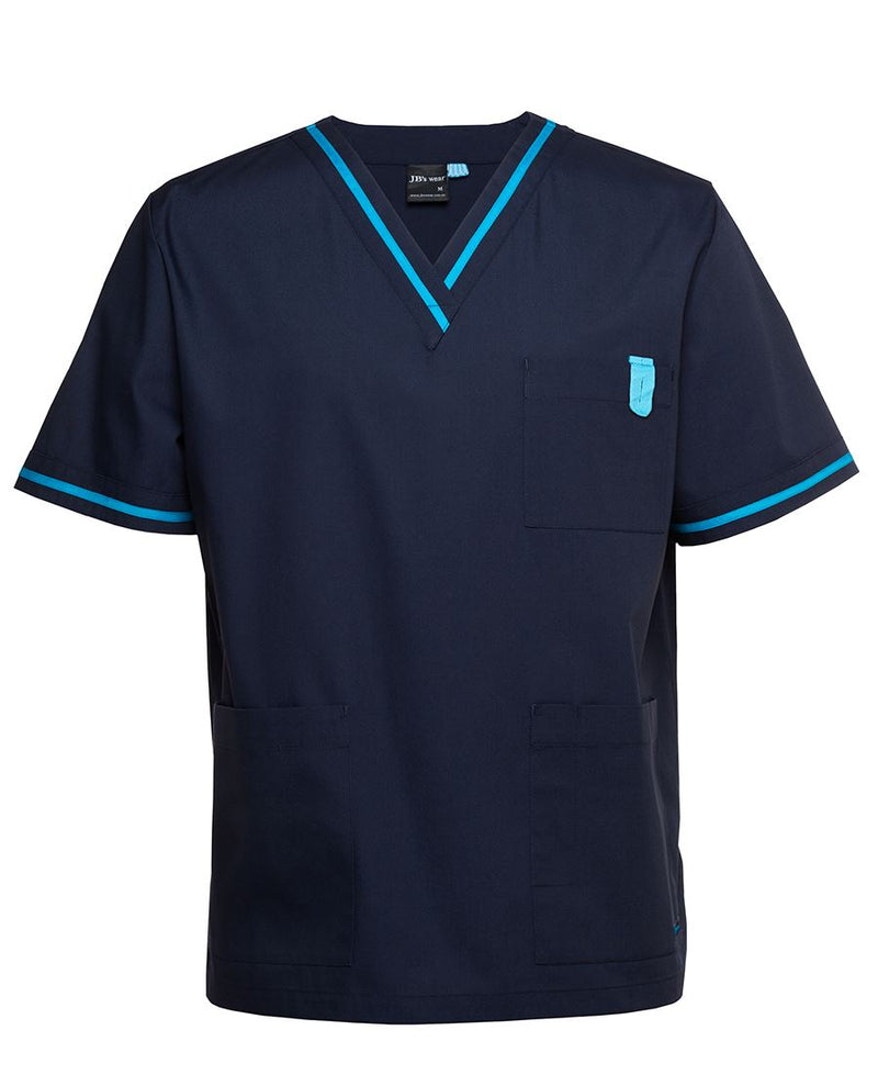 Load image into Gallery viewer, Wholesale 4SCT JB&#39;s Unisex Contrast Scrubs Top Printed or Blank
