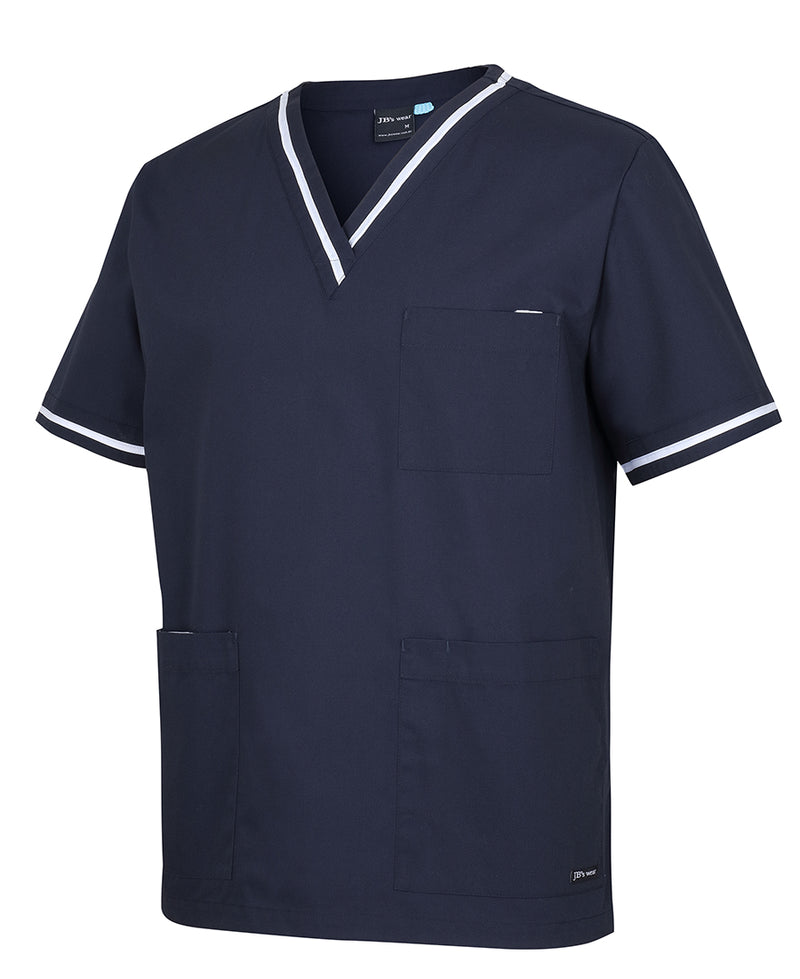 Load image into Gallery viewer, Wholesale 4SCT JB&#39;s Unisex Contrast Scrubs Top Printed or Blank
