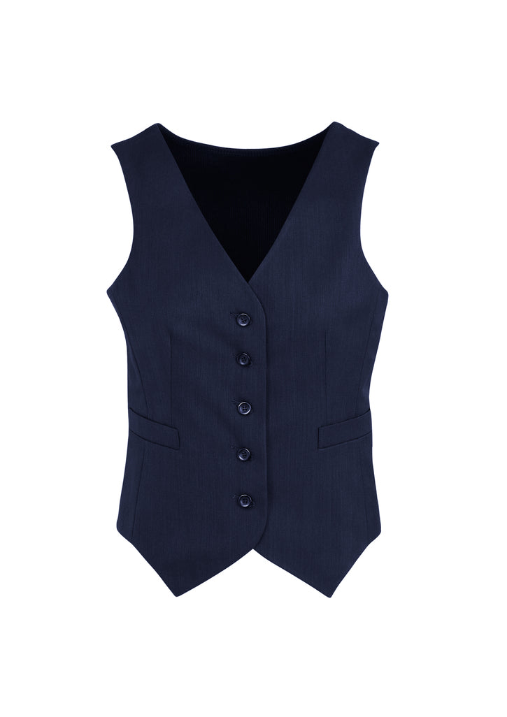 Load image into Gallery viewer, Wholesale 50111 BIZCORPORATES WOMENS PEAKED VEST WITH KNITTED BACK Printed or Blank
