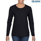 Wholesale 5400L Gildan Heavy Cotton Ladies Long Sleeve T-Shirt Printed or Blank