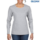 Wholesale 5400L Gildan Heavy Cotton Ladies Long Sleeve T-Shirt Printed or Blank