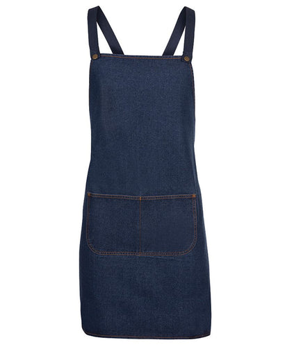 Wholesale 5ACBD JB's CROSS BACK DENIM APRON (WITHOUT STRAP) Printed or Blank