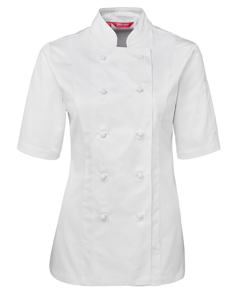 Load image into Gallery viewer, Wholesale 5CJ21 JB&#39;s LADIES S/S CHEF&#39;S JACKET Printed or Blank
