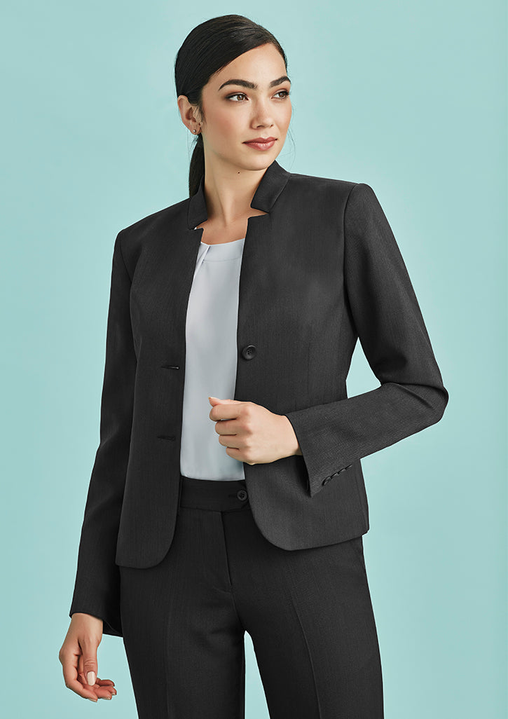Load image into Gallery viewer, Wholesale 60113 BIZCORPORATES WOMENS SHORT JACKET WITH REVERSE LAPEL Printed or Blank
