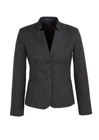 Wholesale 60113 BIZCORPORATES WOMENS SHORT JACKET WITH REVERSE LAPEL Printed or Blank