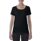 Wholesale Gildan 64550L Womens Deep Scoop T-Shirt Printed or Blank