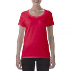 Wholesale Gildan 64550L Womens Deep Scoop T-Shirt Printed or Blank
