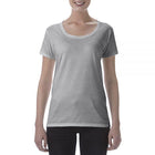 Wholesale Gildan 64550L Womens Deep Scoop T-Shirt Printed or Blank