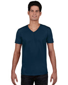 Wholesale Gildan 64V00 Mens V-Neck T-Shirt Printed or Blank