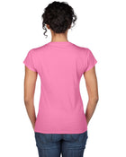 Wholesale Gildan 64V00L Womens V-neck T-shirt Printed or Blank