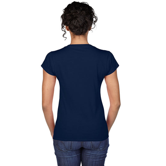 Wholesale Gildan 64V00L Womens V-neck T-shirt Printed or Blank