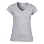 Wholesale Gildan 64V00L Womens V-neck T-shirt Printed or Blank