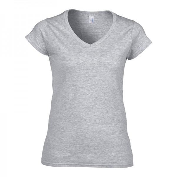 Gildan 64V00L Womens V-neck T-shirt – Dori Apparel