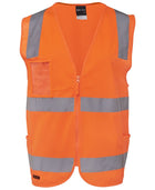 Wholesale 6DNSZ JB's HV (D+N) ZIP Safety Vest Printed or Blank