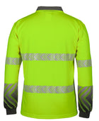 Wholesale 6HAL JB's L/S ARROW SUB POLO WITH SEGMENTED TAPE Printed or Blank