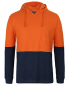 Wholesale 6HCTL JB's HV L/S COTTON TEE WITH HOOD Printed or Blank