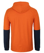 Wholesale 6HCTL JB's HV L/S COTTON TEE WITH HOOD Printed or Blank