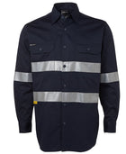 Wholesale 6HDNL JB's L/S 190G WORK SHIRT REFLECTIVE TAPE Printed or Blank