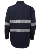 Wholesale 6HDNL JB's L/S 190G WORK SHIRT REFLECTIVE TAPE Printed or Blank