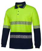 Wholesale 6HLST JB's HV L/S SEGMENTED TAPE POLO Printed or Blank
