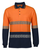 Wholesale 6HLST JB's HV L/S SEGMENTED TAPE POLO Printed or Blank