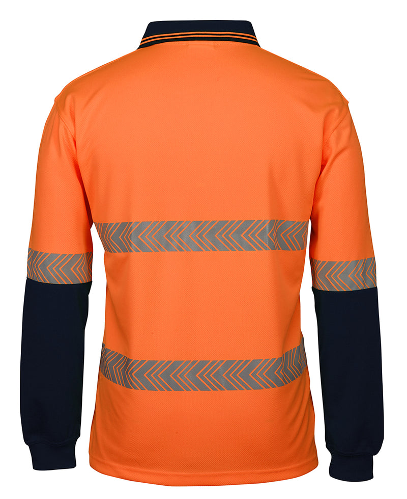 Load image into Gallery viewer, Wholesale 6HLST JB&#39;s HV L/S SEGMENTED TAPE POLO Printed or Blank
