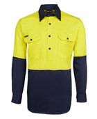 Wholesale 6HVCF JB's HV CLOSE FRONT L/S 190G SHIRT Printed or Blank