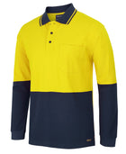 Wholesale 6HVQL JB's HV L/S COTTON PIQUE TRAD POLO Printed or Blank