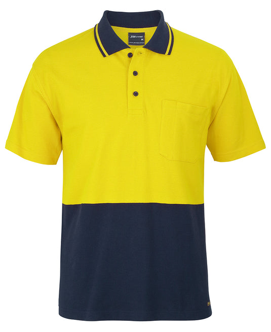 Wholesale 6HVQS JB's HV S/S COTTON PIQUE TRAD POLO Printed or Blank