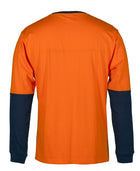 Wholesale 6HVTN JB's HV L/S CREW NECK COTTON T-SHIRT Printed or Blank