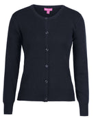 Wholesale 6L1CN JB's Ladies Corporate Crew Neck Cardigan Printed or Blank