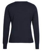 Wholesale 6L1CN JB's Ladies Corporate Crew Neck Cardigan Printed or Blank