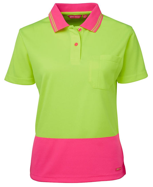 Wholesale 6LHCP JB's Ladies HV S/S Comfort Polo Printed or Blank