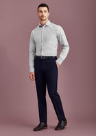 Wholesale 70716S BizCorporates MENS SLIM FIT FLAT FRONT PANT STOUT Printed or Blank