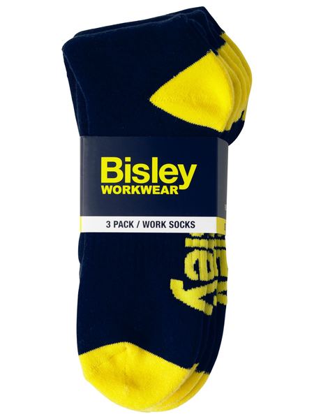 Wholesale BSX7210 Bisley Work Socks - 3 Pack Printed or Blank