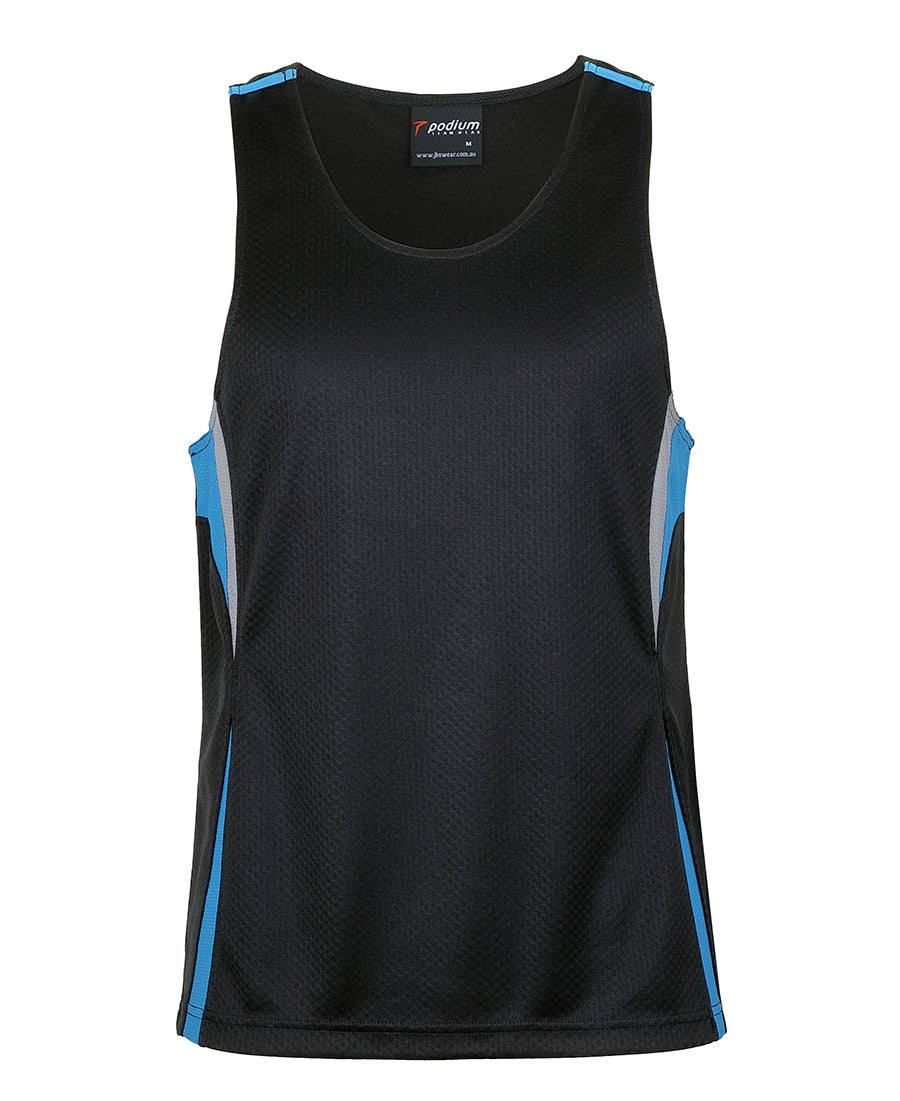 Wholesale 7CJS JB's PODIUM COOL JACQUARD SINGLET Printed or Blank