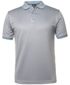 Wholesale 7JCP JB's PODIUM JACQUARD CONTRAST POLO Printed or Blank