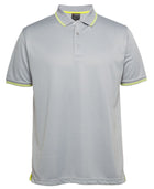 Wholesale 7JCP JB's PODIUM JACQUARD CONTRAST POLO Printed or Blank