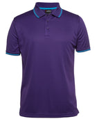 Wholesale 7JCP JB's PODIUM JACQUARD CONTRAST POLO Printed or Blank