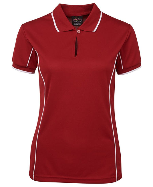 Wholesale 7LPI JB's Podium Ladies Piping Polo Printed or Blank