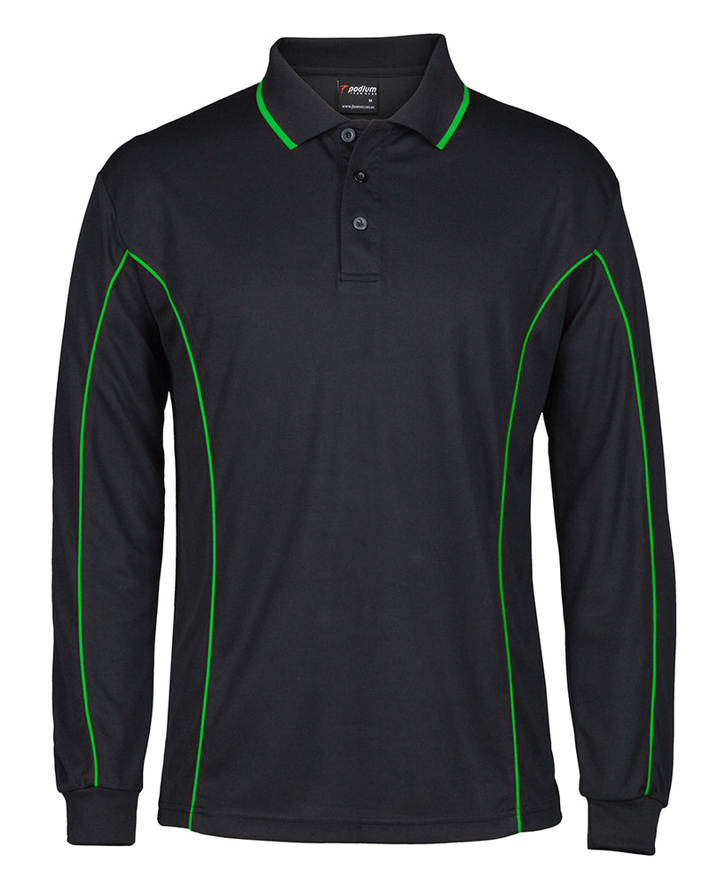 Load image into Gallery viewer, Wholesale 7PIPL JB&#39;s PODIUM L/S PIPING POLO Printed or Blank
