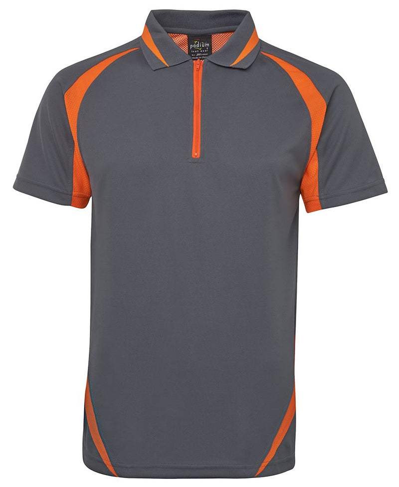 Load image into Gallery viewer, Wholesale 7PZPP JB&#39;s PODIUM ZIP POLY POLO Printed or Blank
