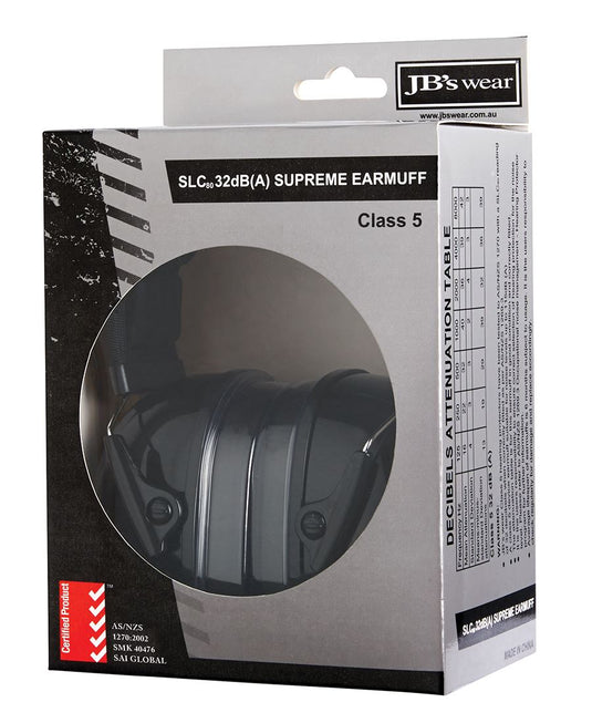 Wholesale 8M001 JB's 32dB SUPREME EAR MUFF Printed or Blank